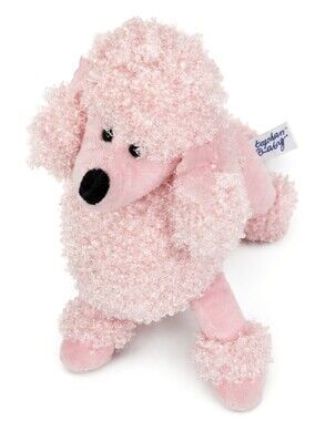 Stepan Pink Poodle Plush 12" Stuffed Animal Pink Bows 2006 Vintage
